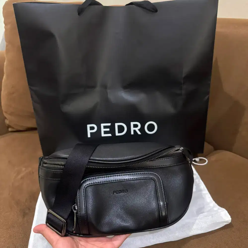 Dijual!! Tas Pria Pedro (Black)