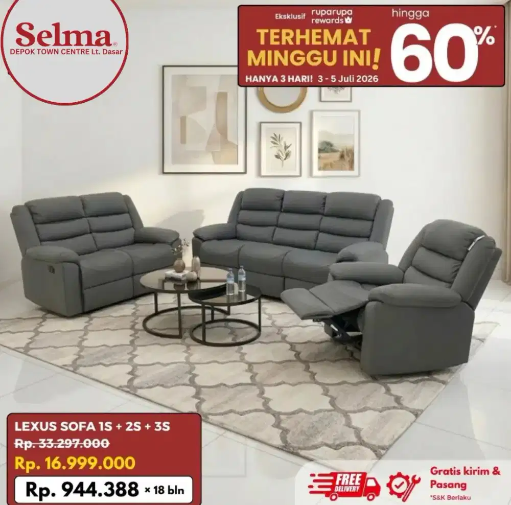 Sofa Set Santai Selma by Informa