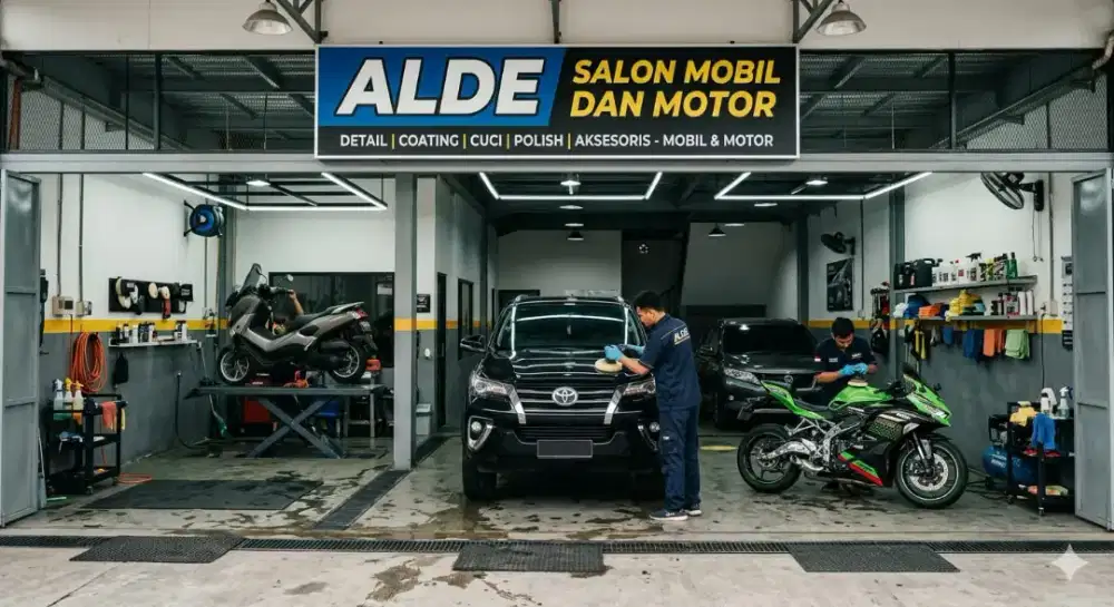 Salon mobil / Poles Mobil Motor panggilan