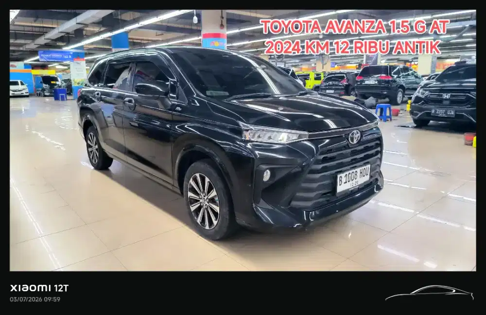 Km 12 ribu TOYOTA AVANZA 1.5 G AT 2024 KONDISI ISTIMEWA