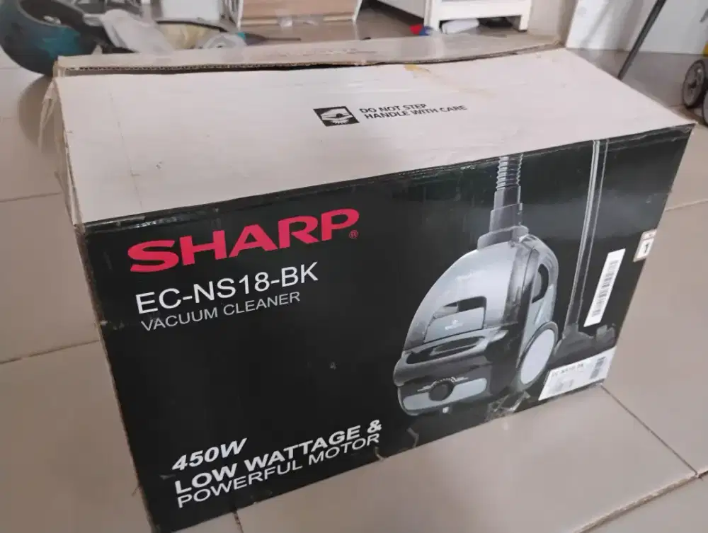 Vacuum Cleaner Sharp EC-NS18-BK Low Watt 450W - Like New Jarang Pakai