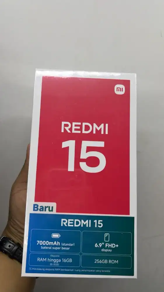 Xiaomi redmi 15 ram 8+8 l 256