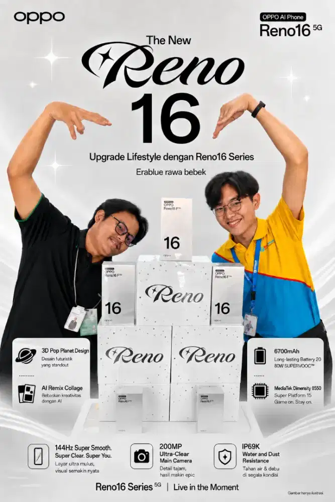 PRE ORDER OPPO RENO 16 SERIES