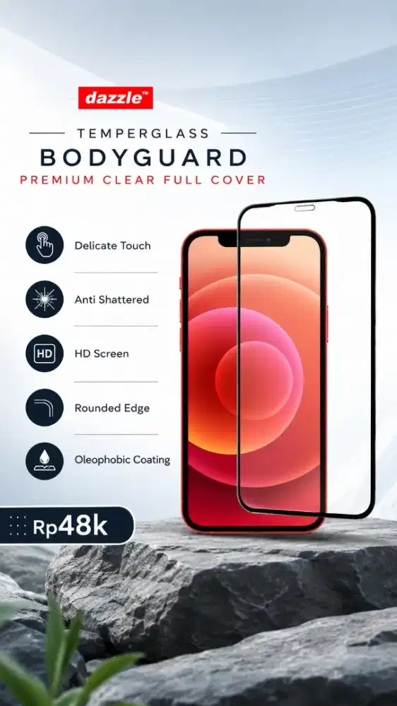Temperglass Bodyguard Premium Clear Full Cover