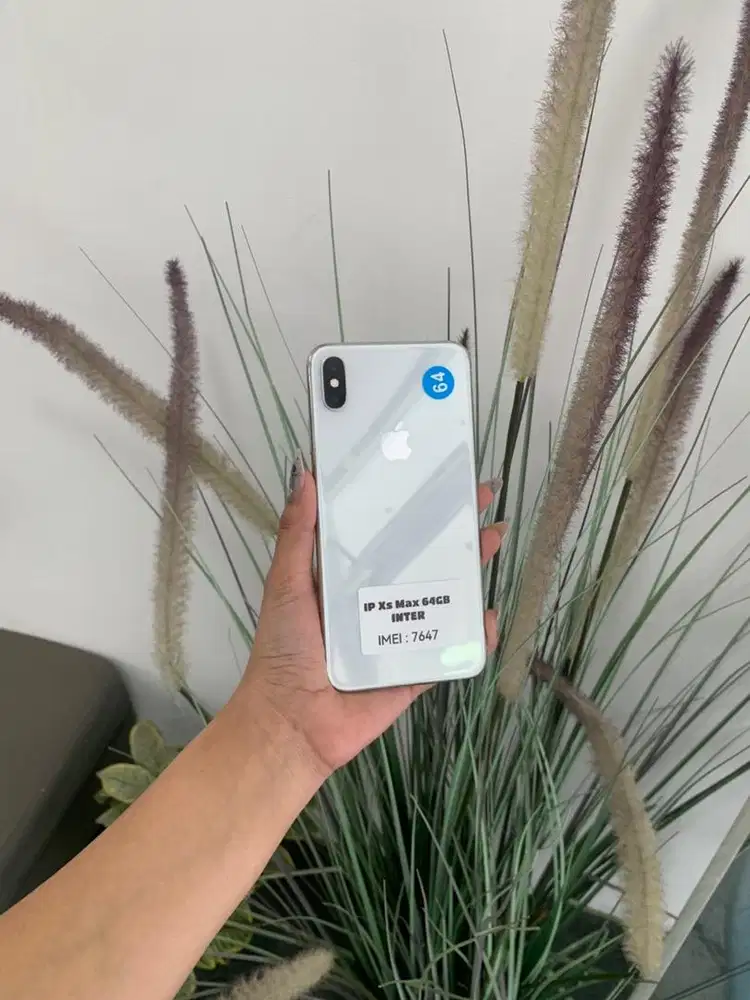IPHONE XSMAX 64GB SILVER EX INTER