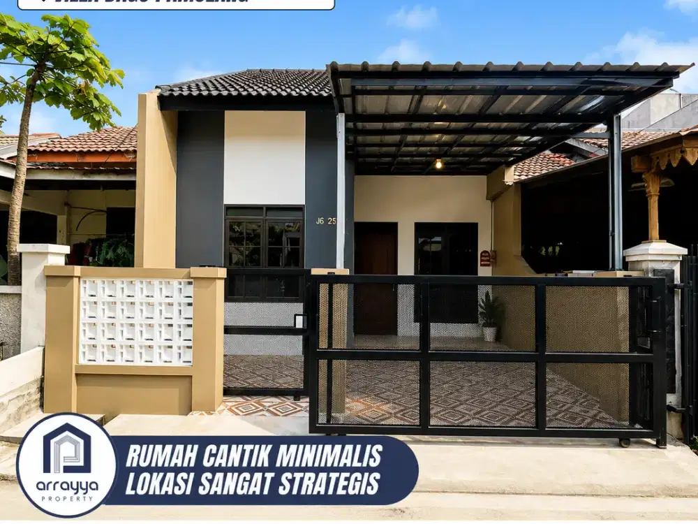 RUMAH CANTIK MINIMALIS BARU DIRENOVASI DI VILLA DAGO PAMULANG (HR38)