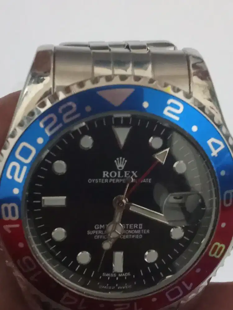 Jual jam rolex GMT II,Pepsi, otomatis
