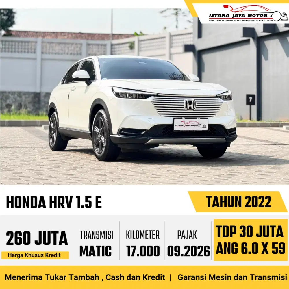 HONDA HRV 1.5 E CVT 2022