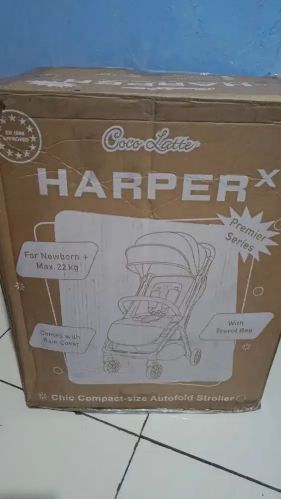 Jual stroller cocolatte x harper new