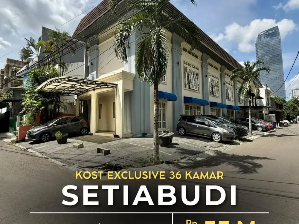 For Sale Kost Exclusive 36 Kamar, Dekat Stasiun LRT