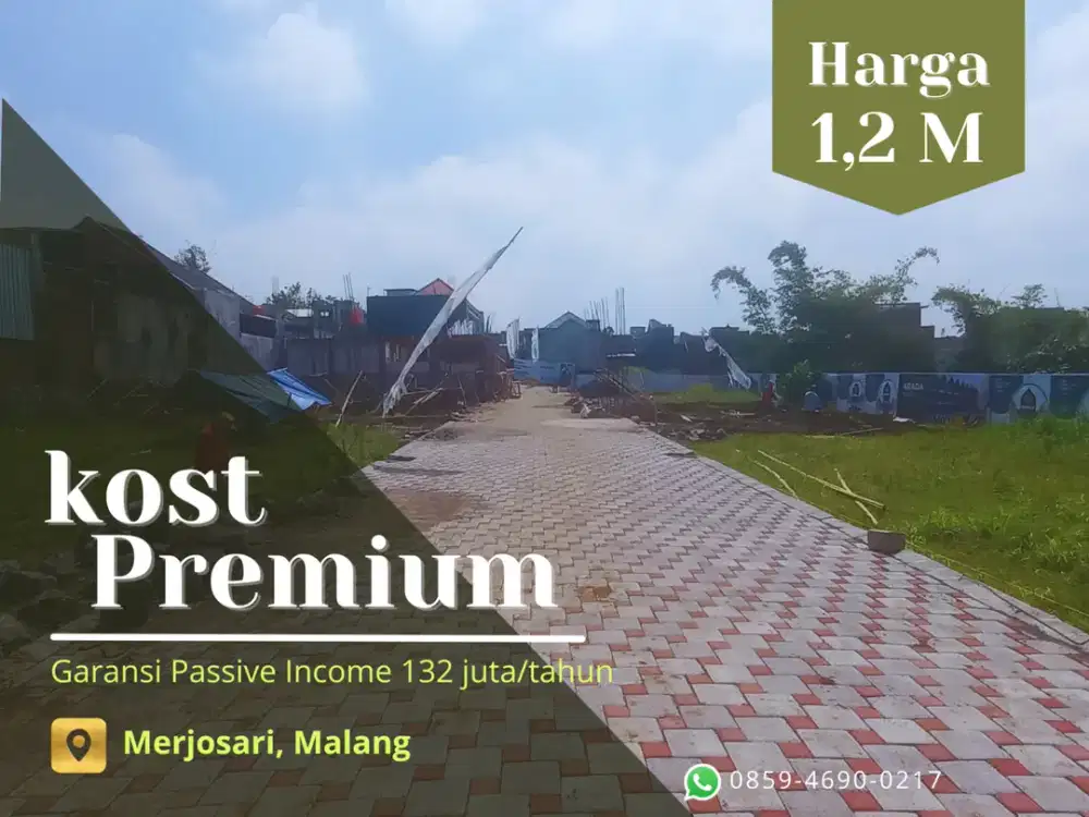 AC dan Water Heater 5 Menit Kampus Brawijaya SHM On Hand Jual kost Malang