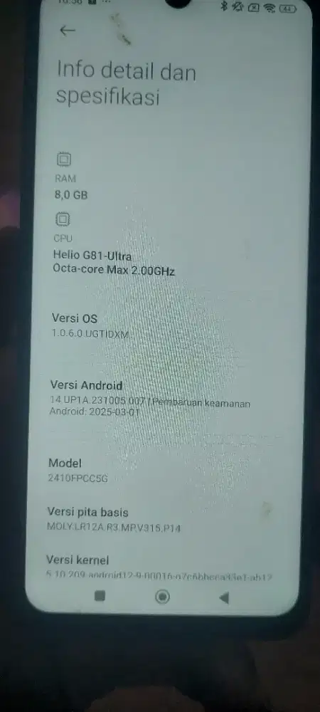Mulus c75 RAM 8