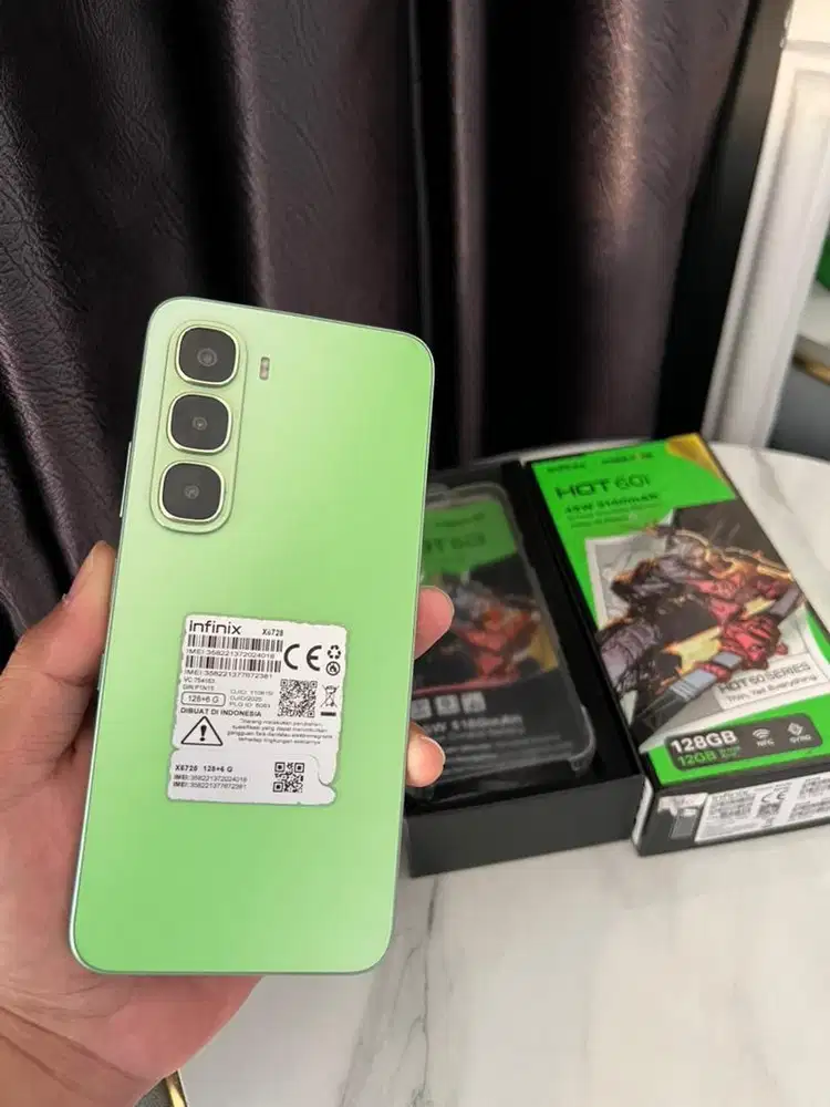 Infinix hot 60i 6/128gb fullset