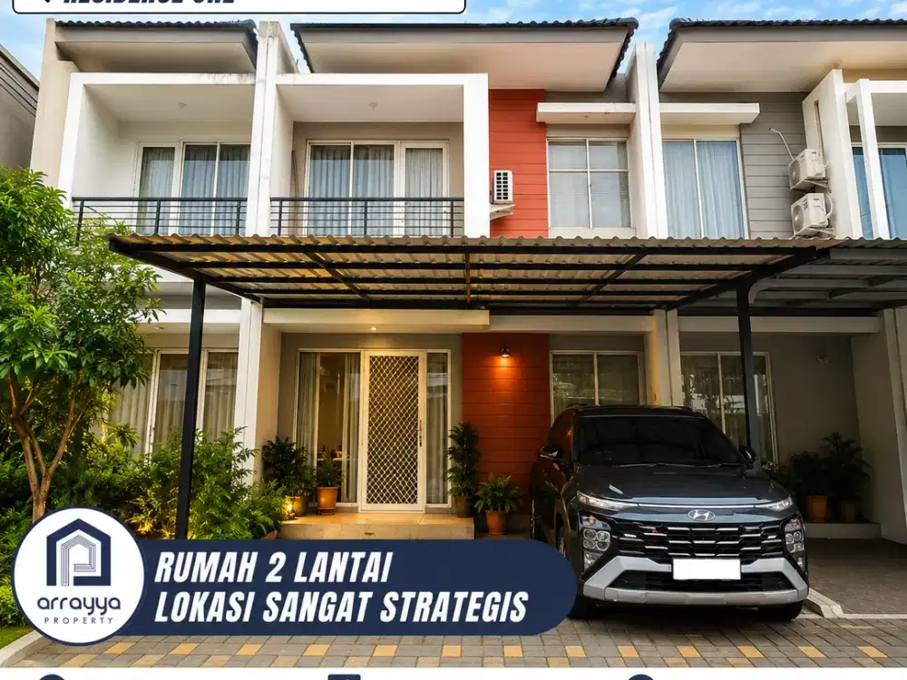 DIJUAL RUMAH 2 LANTAI LINGKUNGAN NYAMAN DAN AMAN DI RESIDENCE ONE BSD CITY (EN680)