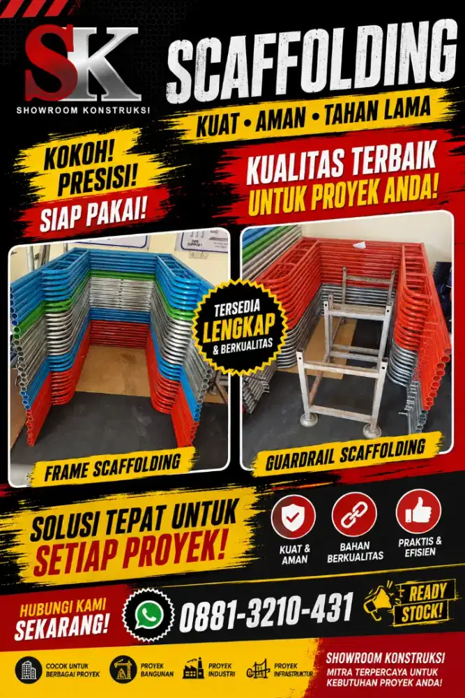 Jual scaffolding baru
