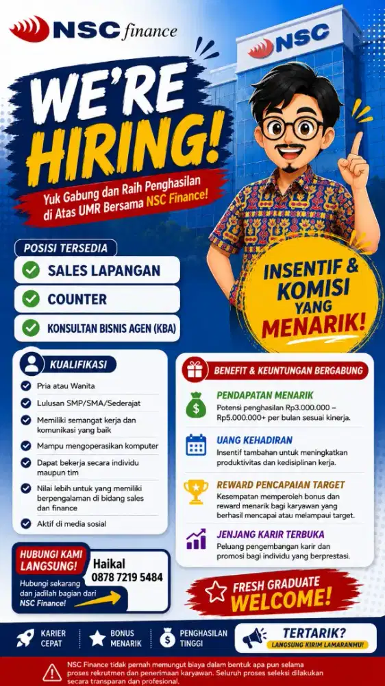 Sales Lapangan & KBA - NSC Finance