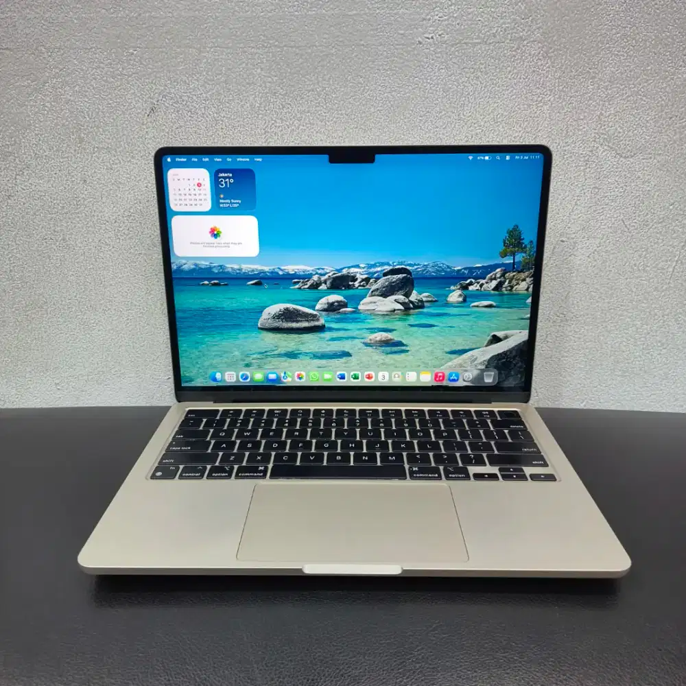 Macbook Air 13,6 inch 2022 Chip M2 RAM 8GB / 256GB ( No Box )
