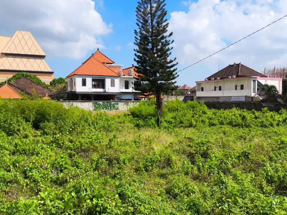 Dijual Tanah SHM di Jalan Imam Bonjol Denpasar dengan Frontage 36 Meter dan Potensi Bisnis yang Sangat Tinggi