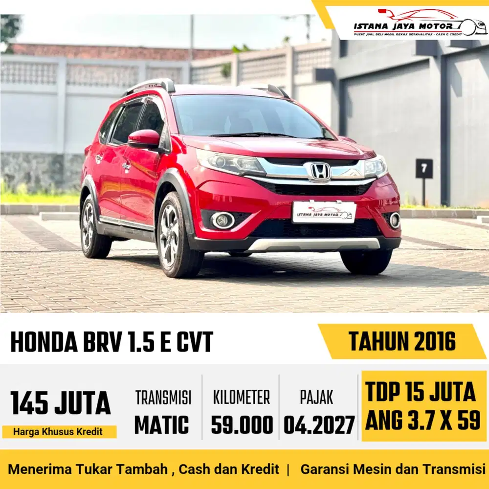 HONDA BRV 1.5 E CVT 2016