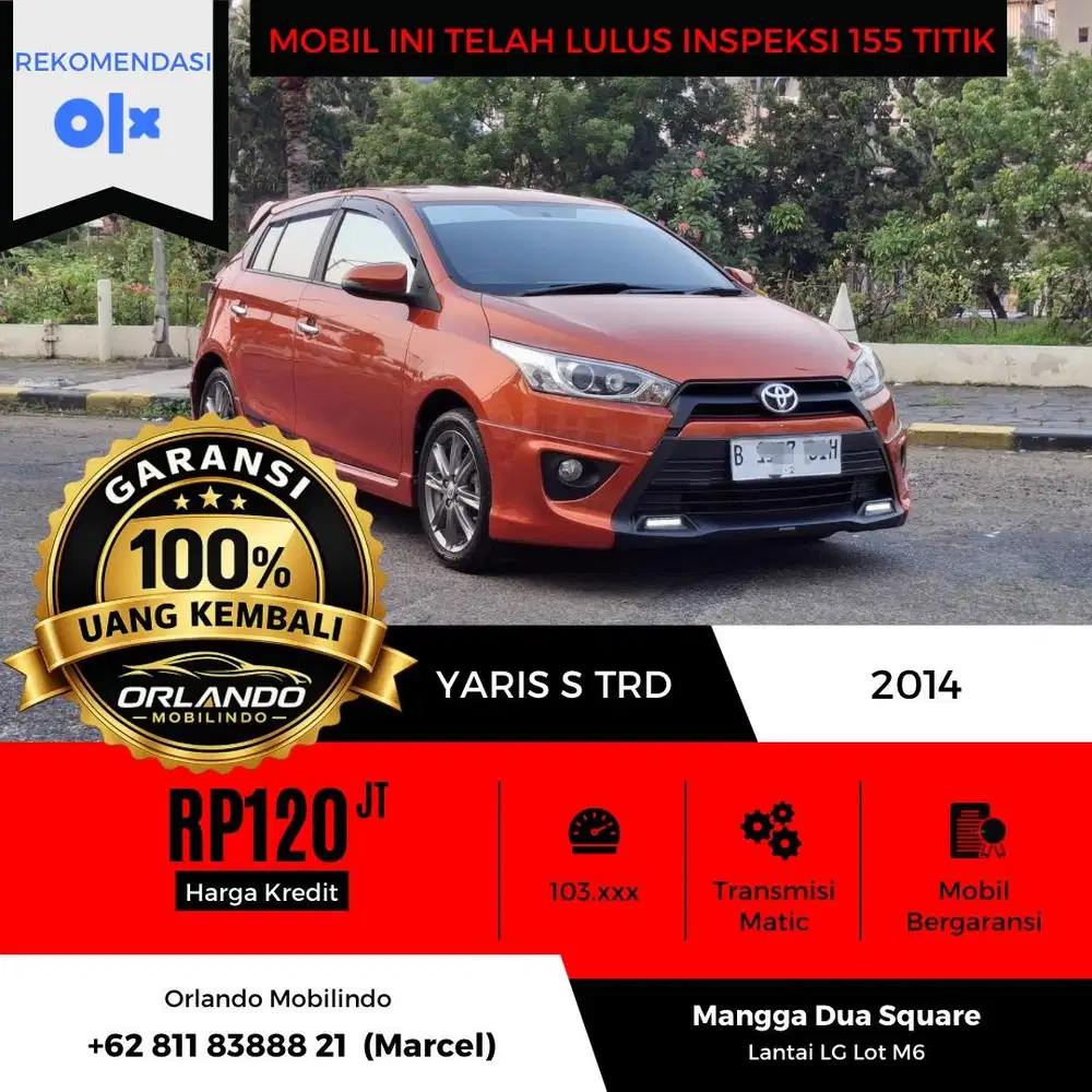 TOYOTA YARIS S TRD 2014/2015