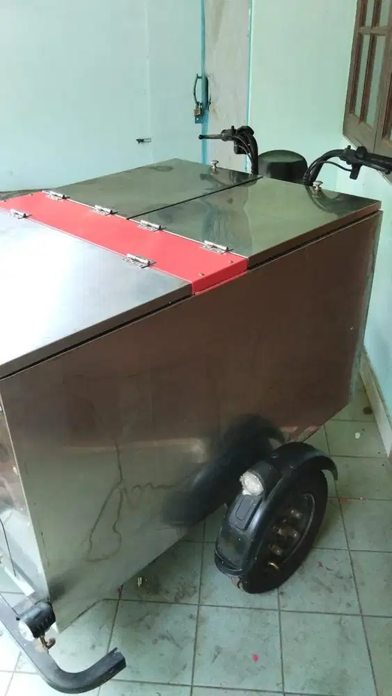 Gerobak usaha sepeda listrik