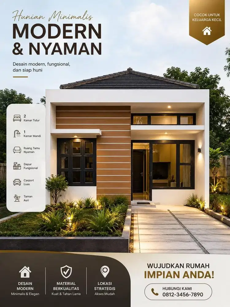 Rumah Minimali Di Dramaga bogor