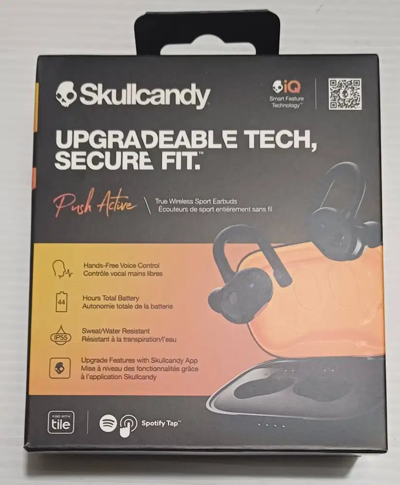 True Wireless Sport In-Ear Earbud Skullcandy Push Active ( Upgradeable
