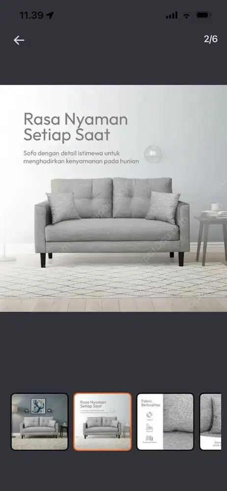 Sofa 2 seater informa