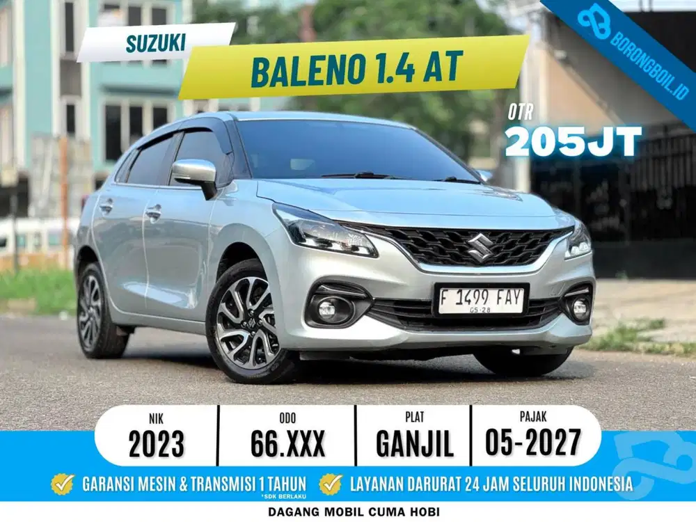 New Baleno 1.4 AT 2023 Abu-Abu
