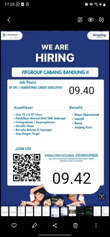 Marketing dana tunai fif
