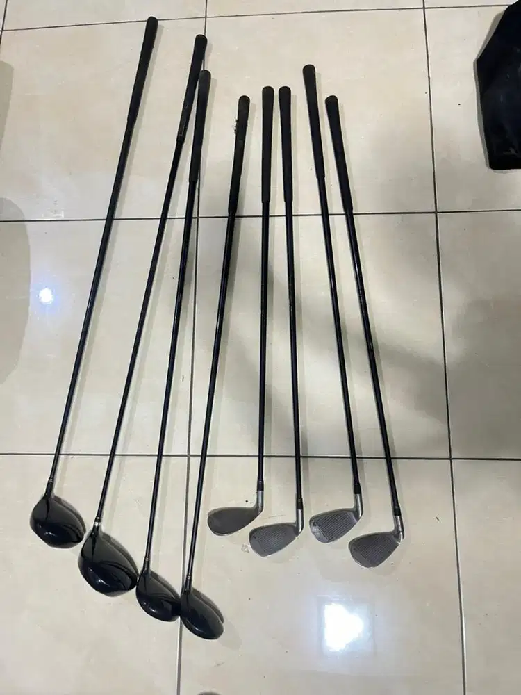 Set Stick Golf Pemula Driver Iron Japan Wintex FX Titanium Renee