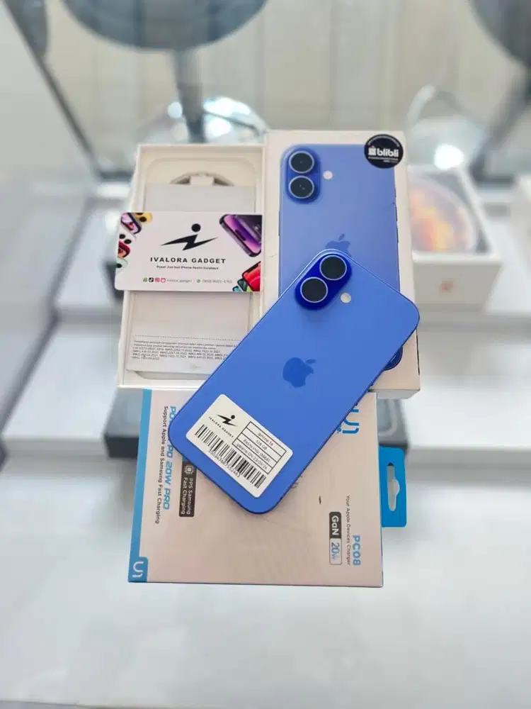 iPhone 16 128GB iBox Blue