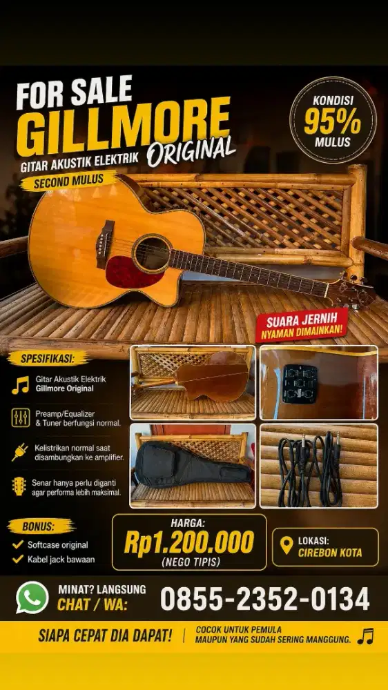Gitar Akustik Gillmore