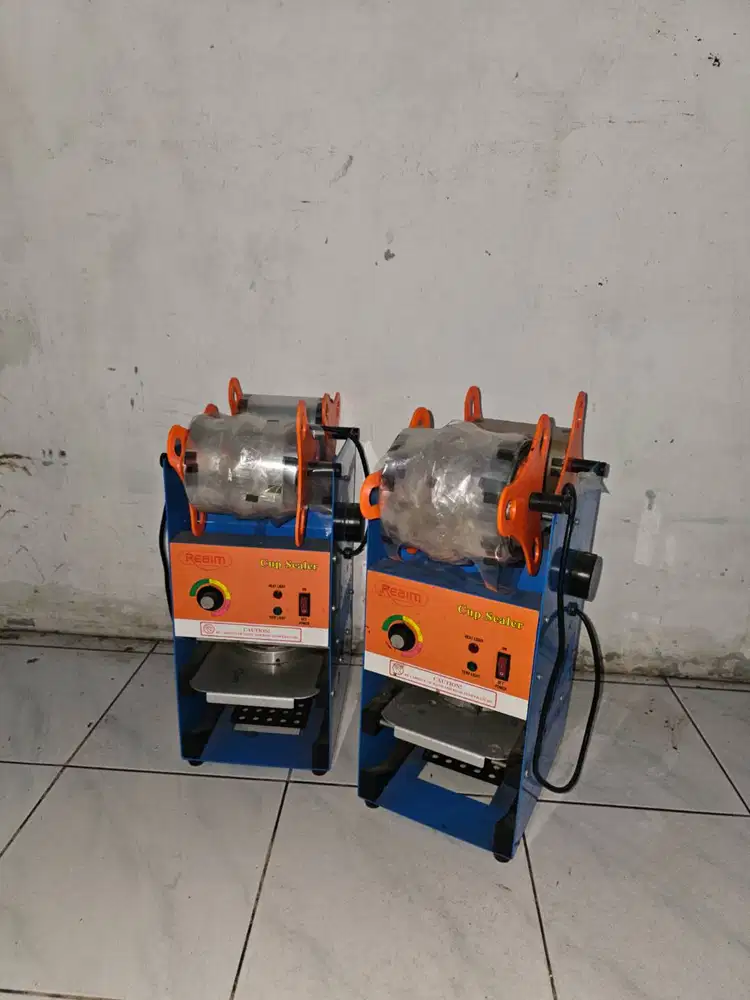 Mesin Cup Sealer Press Gelas Merk Reaim Seperti Baru