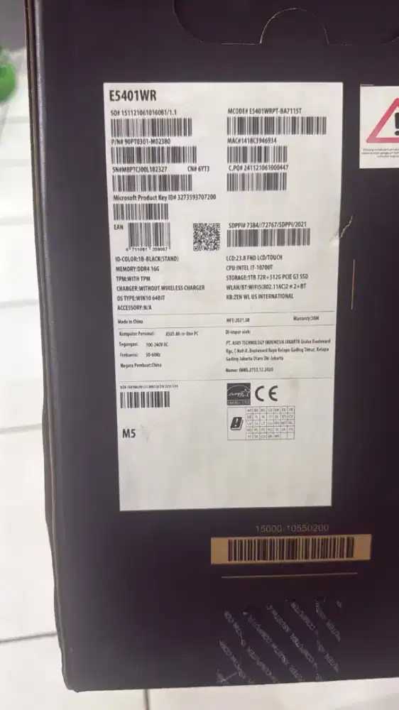 Asus all in one E5401WR