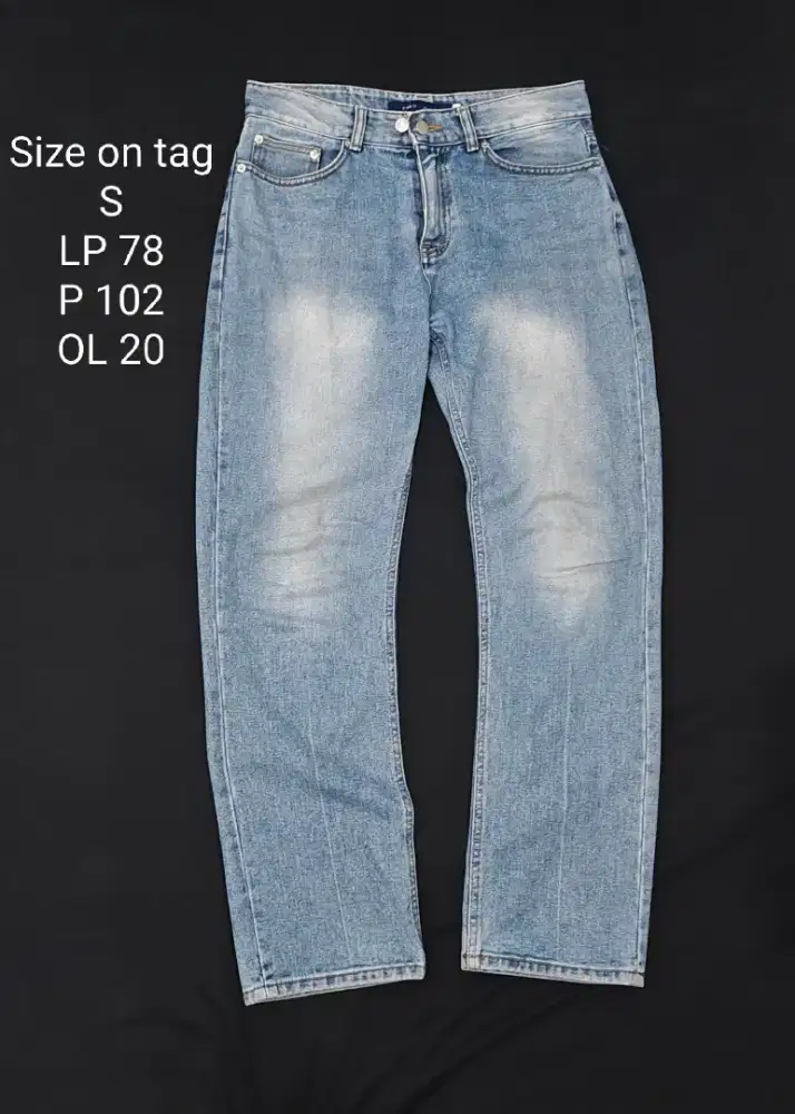 jeans reguler fit biru klasik