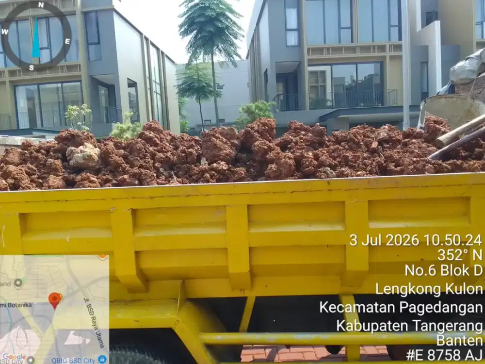 Jasa buang puing dan tanah