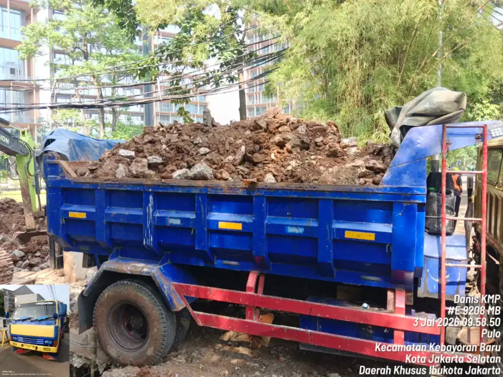 Jasa buang puing dan angkutan sampah