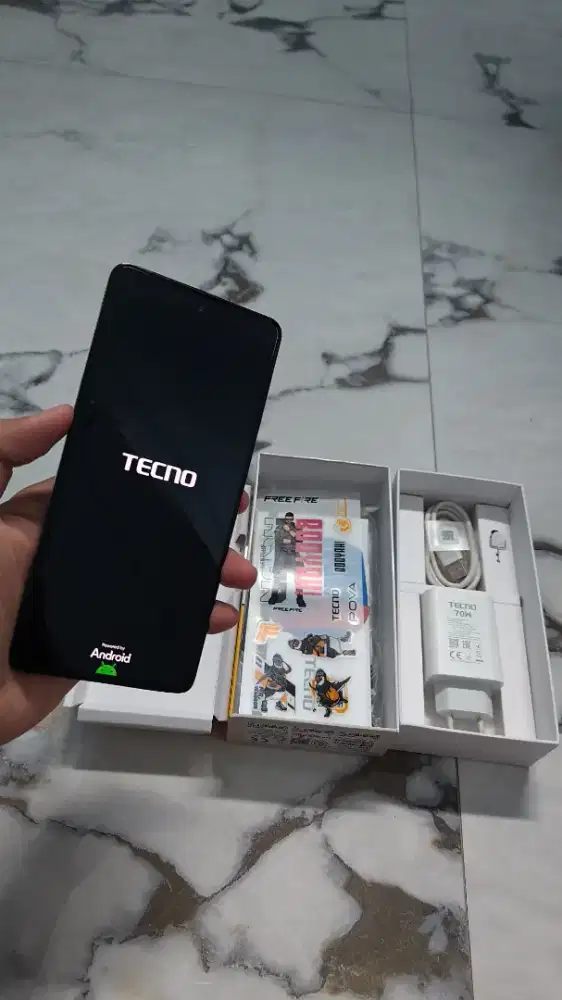 Jual Tecno Pova 6 Pro 5G Fullset Mulus !