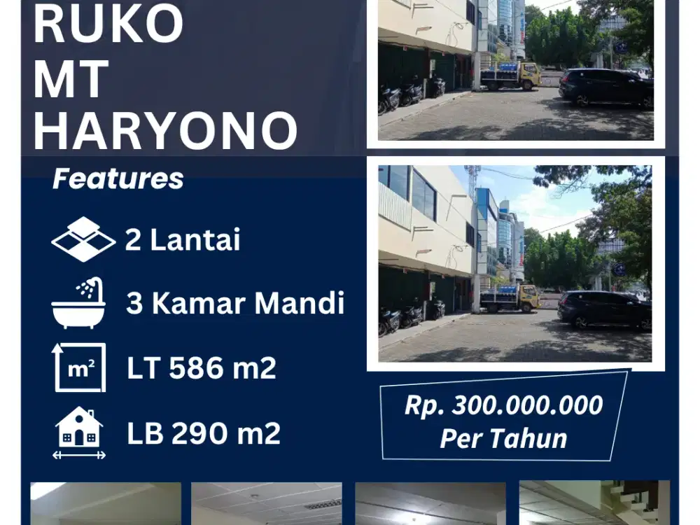 Ruko Lokasi Bisnis di Mt. Haryono, Semarang Tengah
