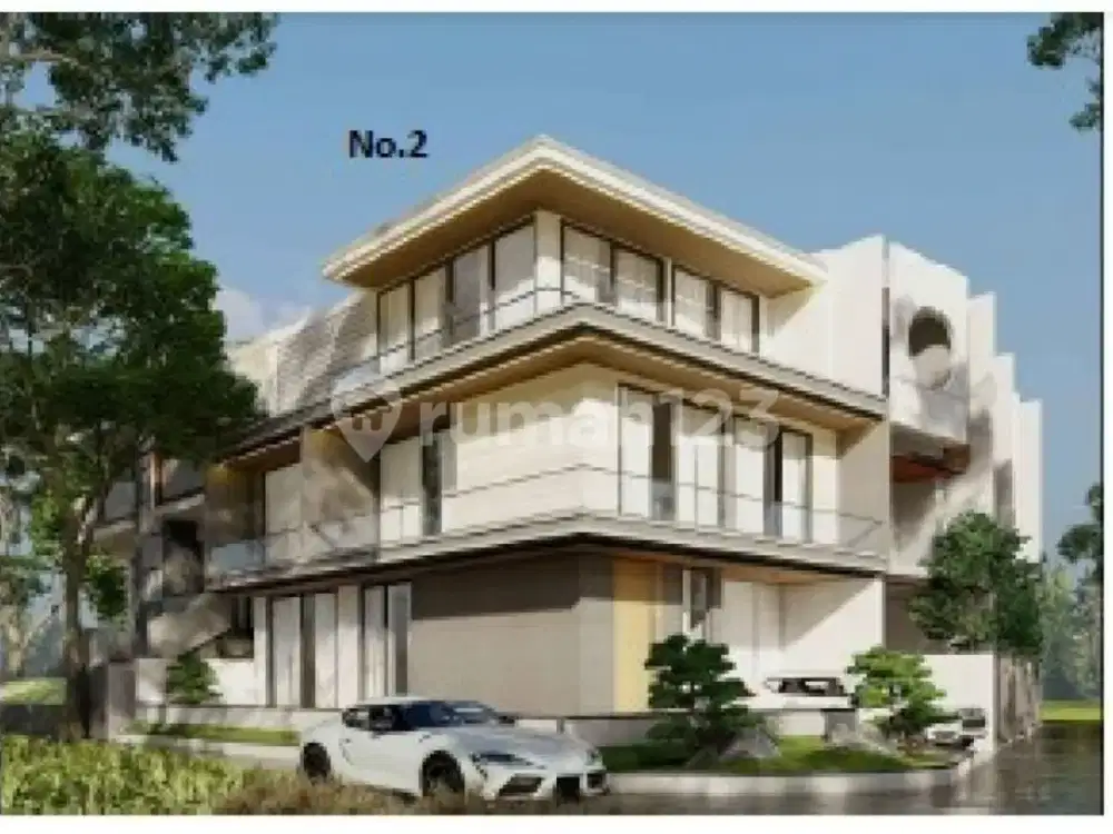 Rumah baru dijual, LT: 70(5X14),LB:173M2, SHM, 3lt, Barat Laut, Taman Surya 5, Jakarta Barat