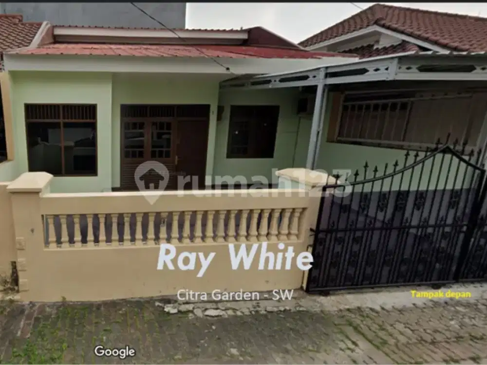 Rumah Disewakan LT:128 (8X16),LB : 104M2, 1,25lt, hadap timur, lingkungan aman dan nyaman, Citra Garden 2