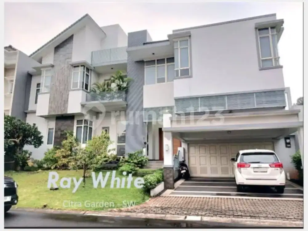 Rumah lux  dijual - kontemporer ,  LT:644M2(20x32),LB:800, SHM, utara, ada kolam ikan koi, gazebo, ruang study, full furnished, Virginia Lagoon, Telag