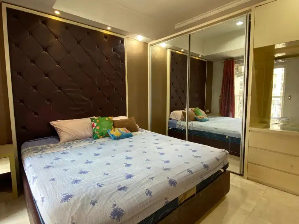 2BR plus furnish bagus SIAP HUNI view pool Apt.Royal Mediterania Garden