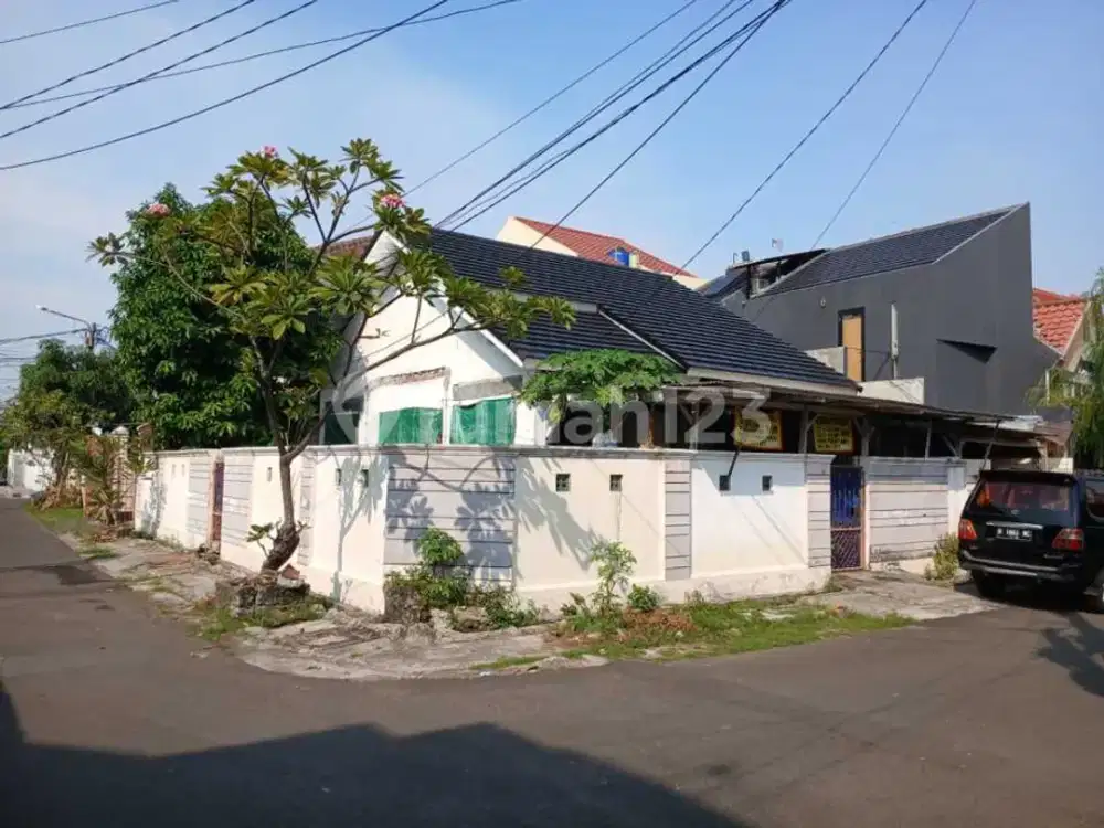 Harga Turun (Dibawah Njop-Hitung Tanah), Rumah Dijual , Lt:210 (14X15), Lb:100, 3Kt,2Km , SHM, Hook, Hadap Utara-Timur, Citra Garden 1, Kalideres