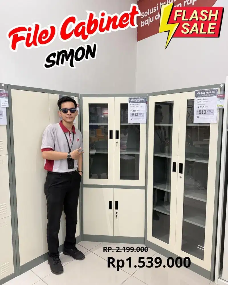 Promo Cicilan By Homecredit Lemari File Cabinet Simon