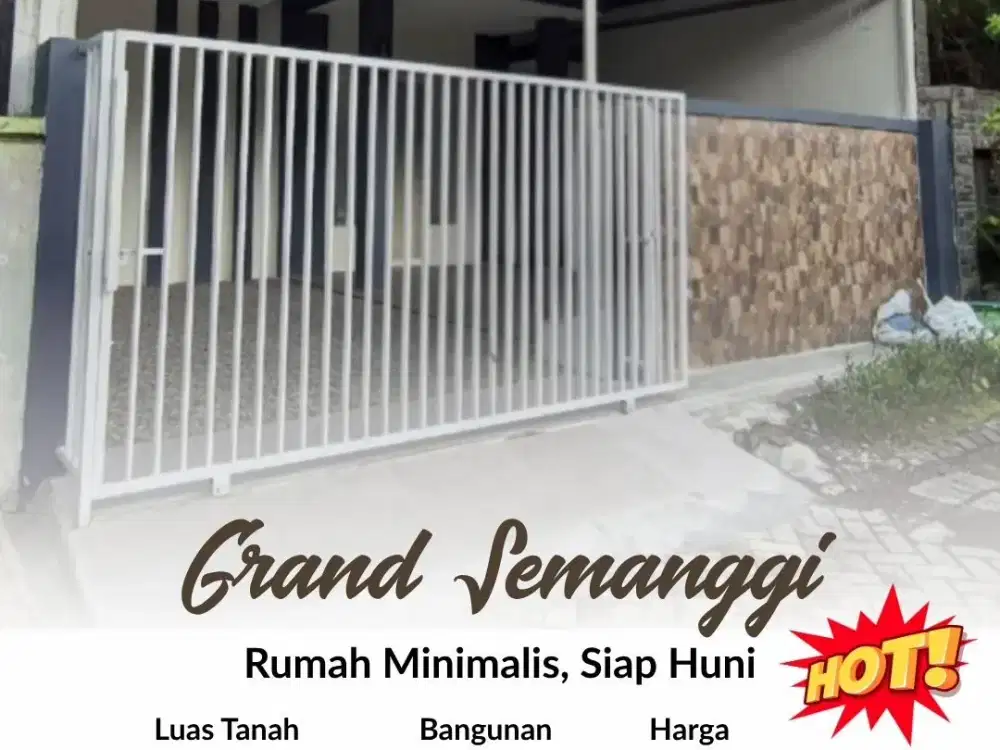 Rumah Grand Semanggi, Siap Huni