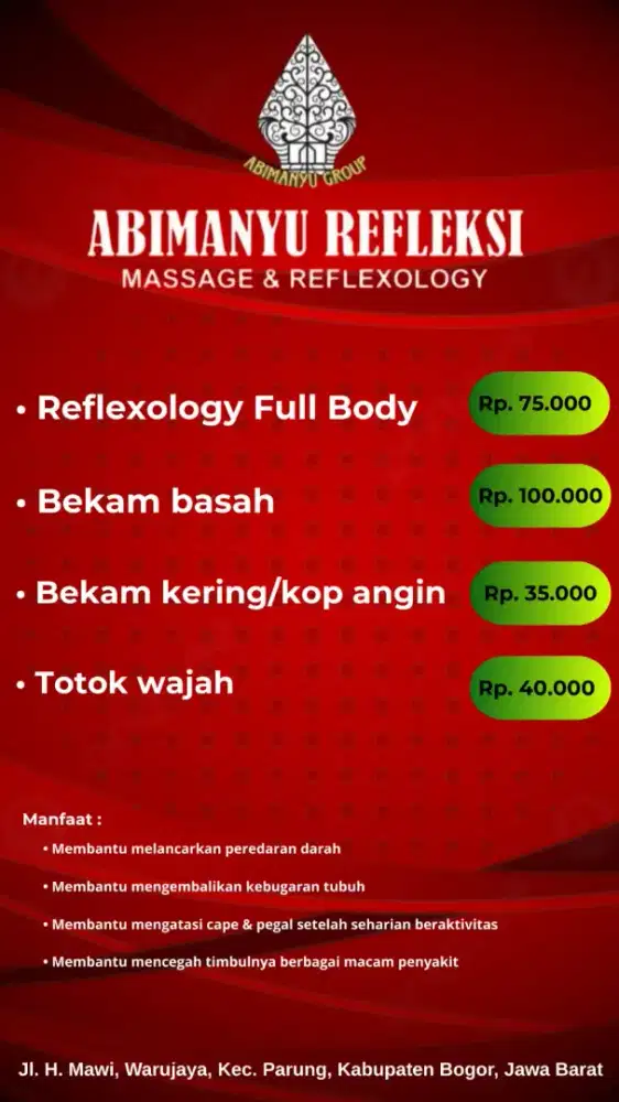 Lowongan pekerjaan unk terapis pijat pria