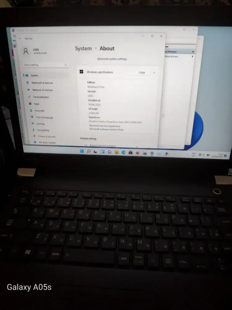 Laptop Toshiba Dynabook