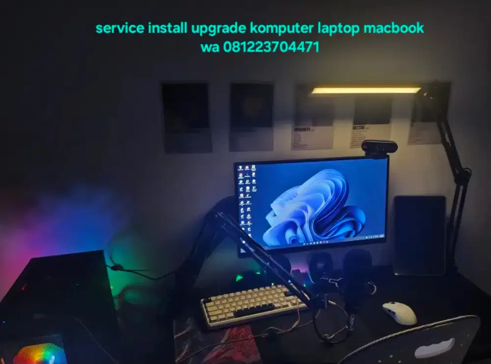 Service komputer install laptop macbook pc tablet cepat 24J